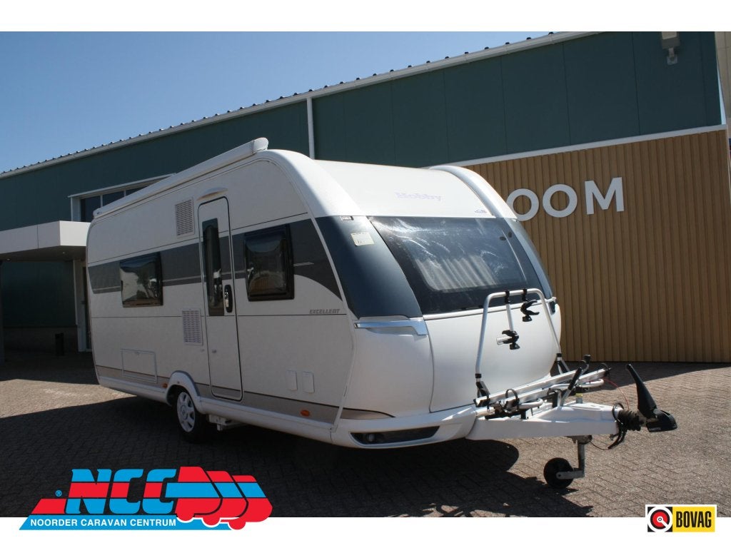 Hobby Excellent 495 WFB VERKOCHT, Caravans en Kamperen, Standaardzit, Hobby, Overige typen, 4 tot 5 meter