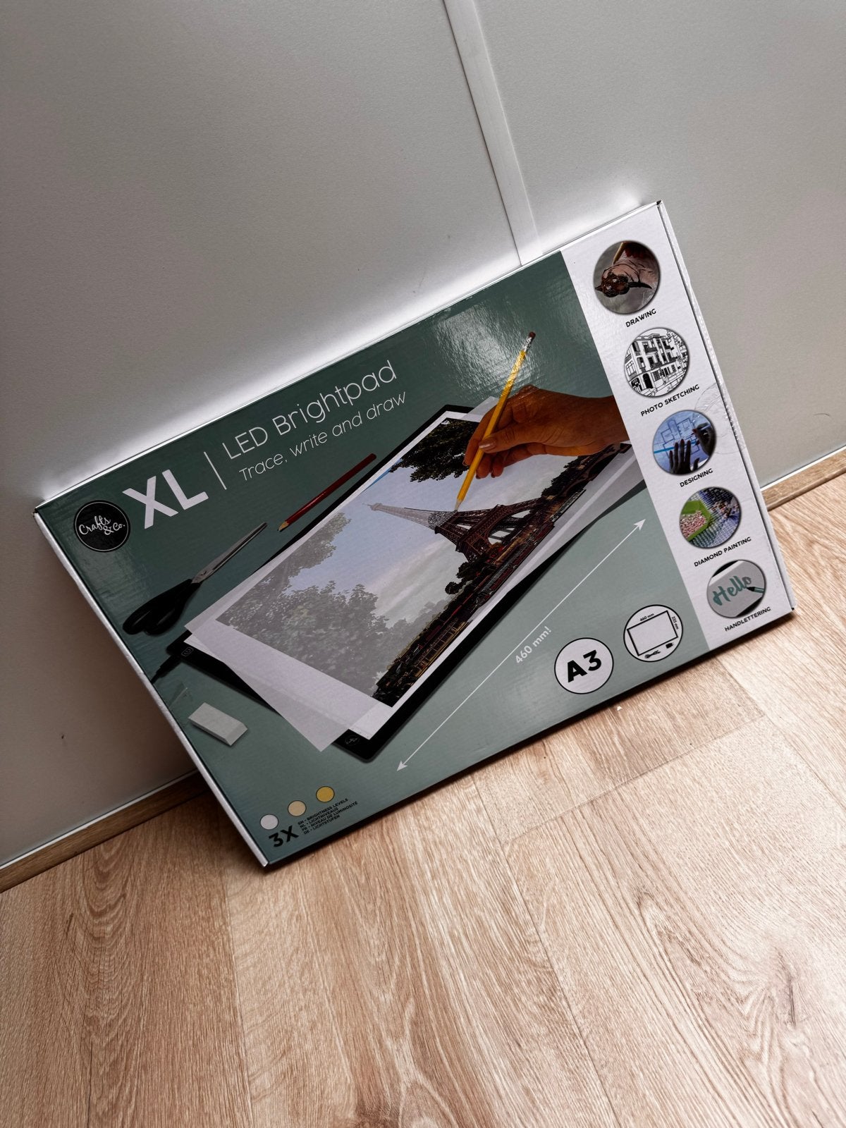 Crafts & Co XL LED Brightpad A3 - Teken- en Traceerplaat, Ophalen, Nieuw, Overige typen