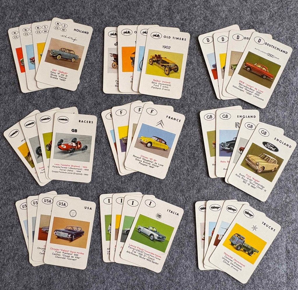 8 Kwartetspellen (los te koop), Verzamelen, Ophalen of Verzenden, Zo goed als nieuw, Kwartet(ten)
