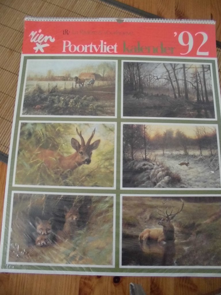 3 Rien Poortvliet Kalenders, Ophalen, Zo goed als nieuw