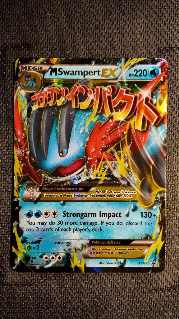 M Swampert-EX XY87 XY Black Star Promos | Pokemon kaart, Ophalen, Zo goed als nieuw, Losse kaart, Foil