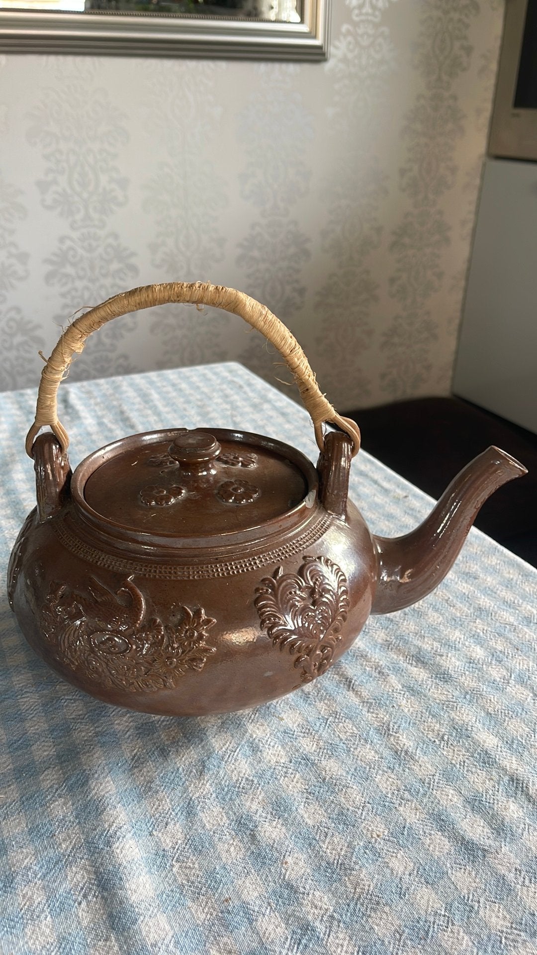 Antieke chocoladeketel aardewerk, Ophalen of Verzenden