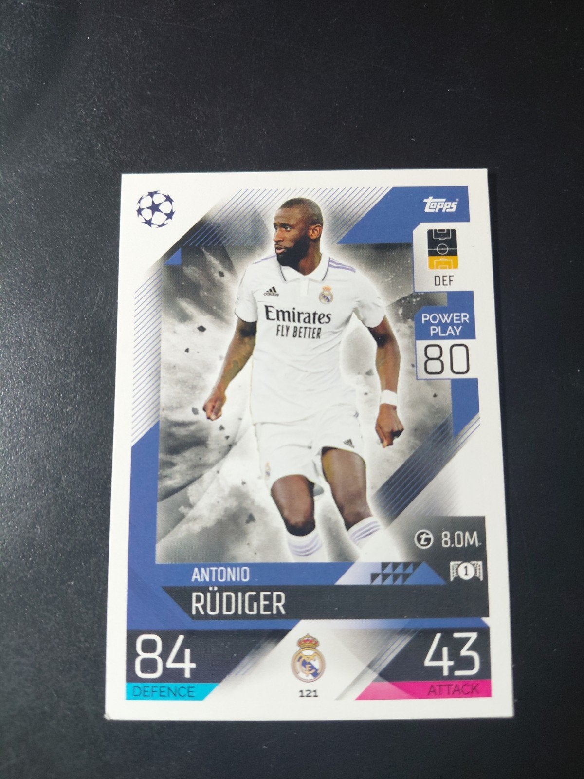 Antonio rudiger (real madrid) topps, Verzenden, Nieuw, Buitenlandse clubs, Spelerskaart