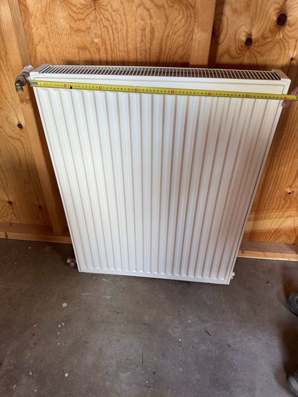 Gebruikte radiator, 70x 90 cm, wit, Ophalen, Radiator, 60 tot 150 cm, 80 cm of meer