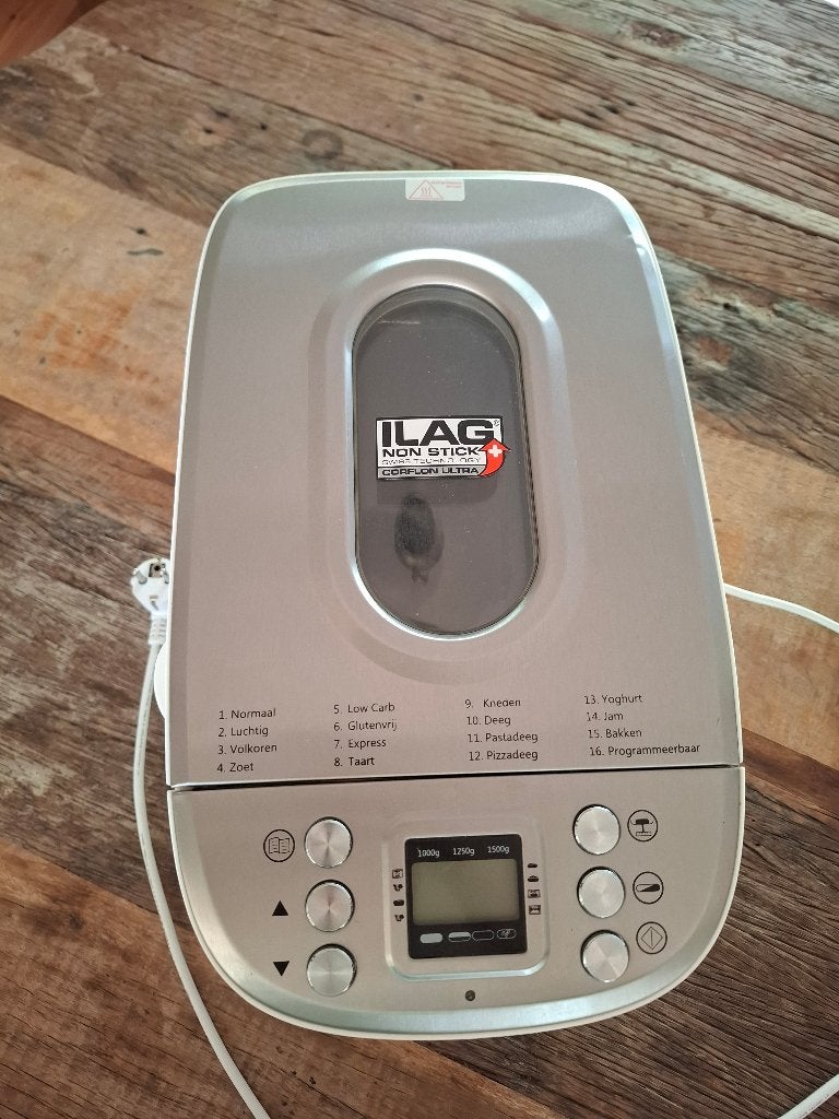 Silvercrest broodbak machine, Gebruikt, 1200 tot 1600 gram deeg, Kijkvenster, Ophalen