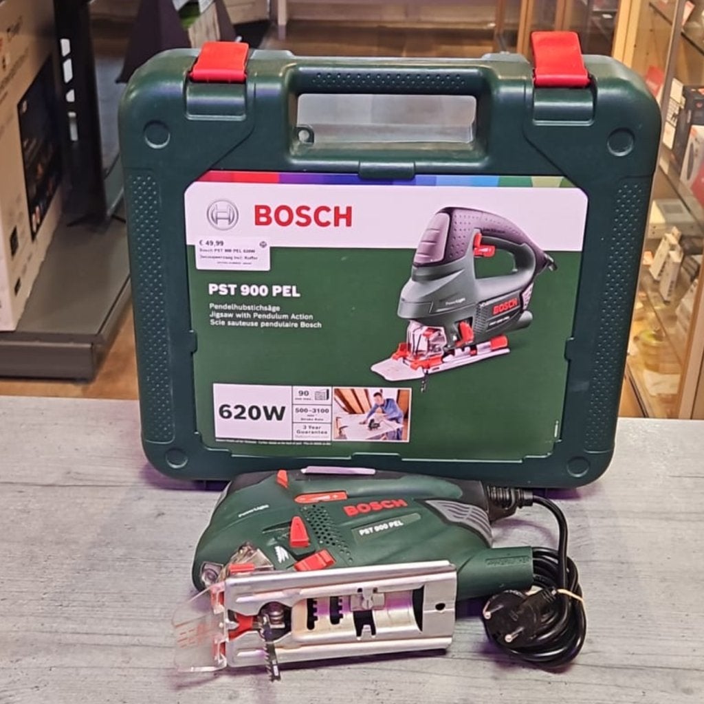 Bosch PST 900 PEL 620W Decoupeerzaag Incl: Koffer, Bosch, Gebruikt, Support@bosch.com, Robert Bosch GmbH
Robert-Bosch-Platz 1
70839 Gerlingen-SchillerhÃ¶he
Germany