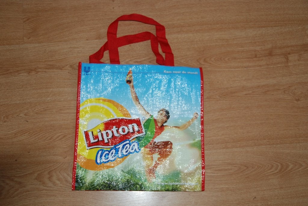 Nieuwe Ola & Lipton Ice Tea merken tas shopper, Verzamelen, Verzenden, Nieuw, Gebruiksvoorwerp