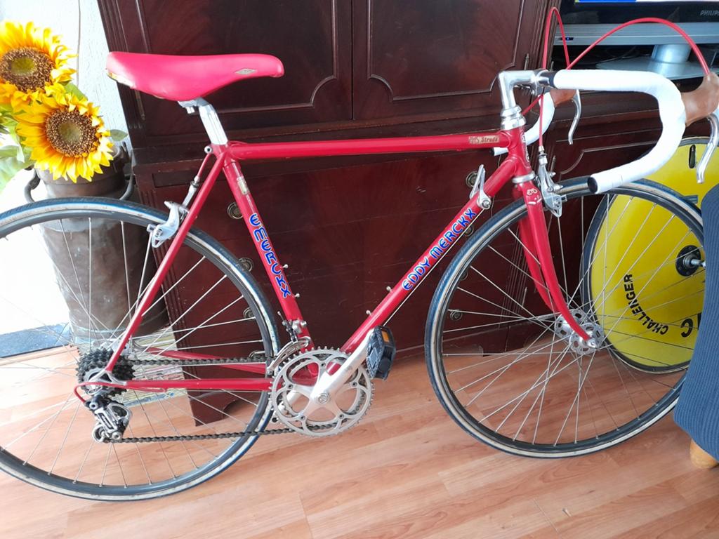 Eddy Merckx racefiets strada Campagnolo staal mt 49 cm, Fietsen en Brommers, Fietsen | Racefietsen, Gebruikt, Staal, 49 tot 53 cm