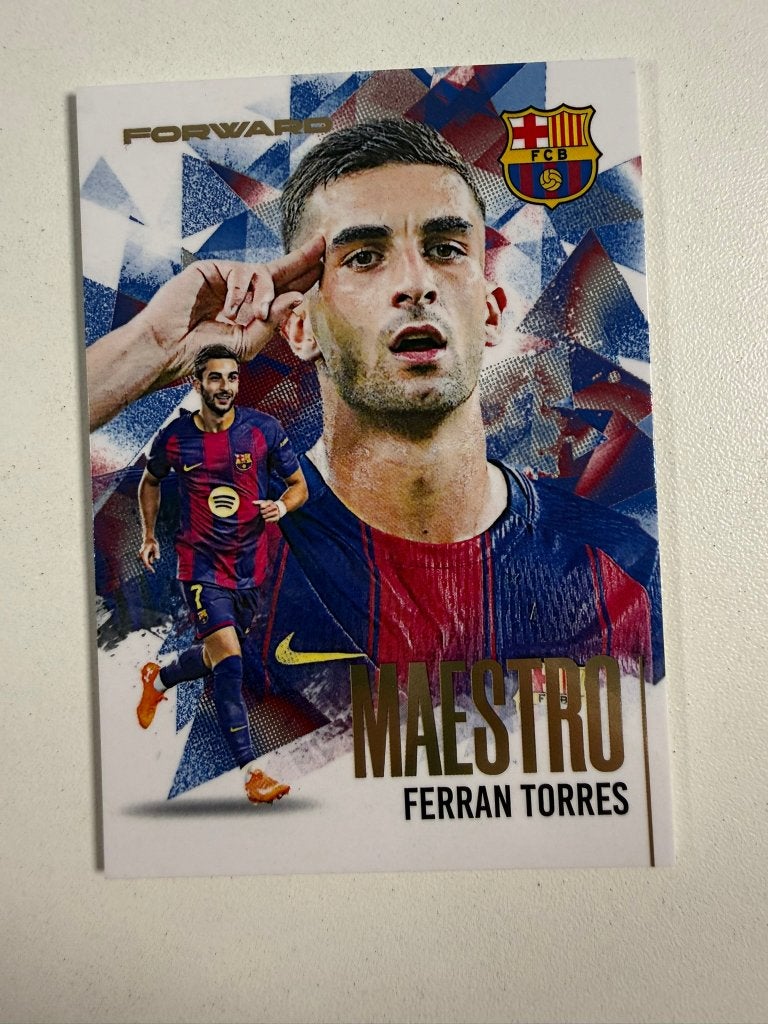 Ferran Torres /49 Maestro Futera FX Barcelona 2026, Ophalen of Verzenden, Nieuw, Buitenlandse clubs, Poster, Plaatje of Sticker