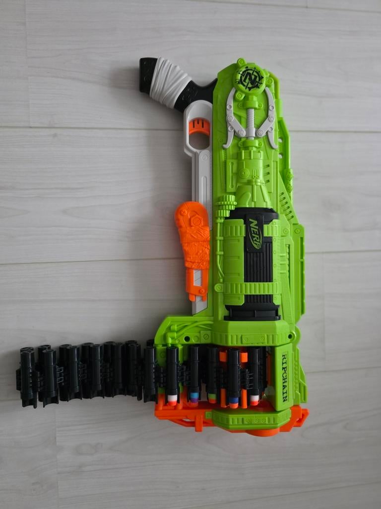 Nerf Zombie Strike Ripchain Blaster met munitie, Kinderen en Baby's, Speelgoed | Buiten | Actiespeelgoed, Ophalen of Verzenden