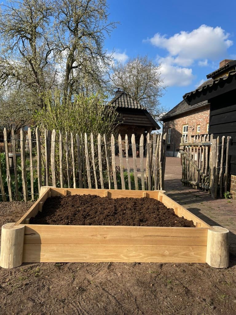 Moestuinbak van Robinia hout – Duurzaam & onderhoudsarm, Minder dan 30 cm, Nieuw, Ophalen of Verzenden, 60 tot 100 cm