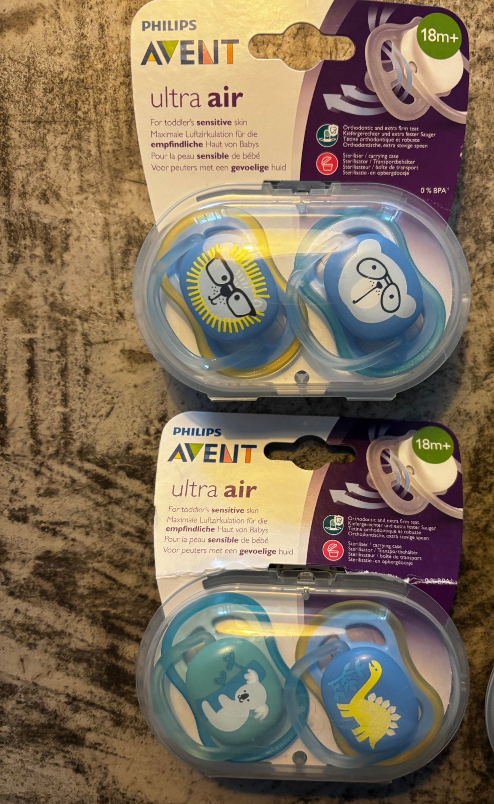 Philips ultra air spenen 18m+, Speen, Nieuw, BPA-vrij, Philips Avent