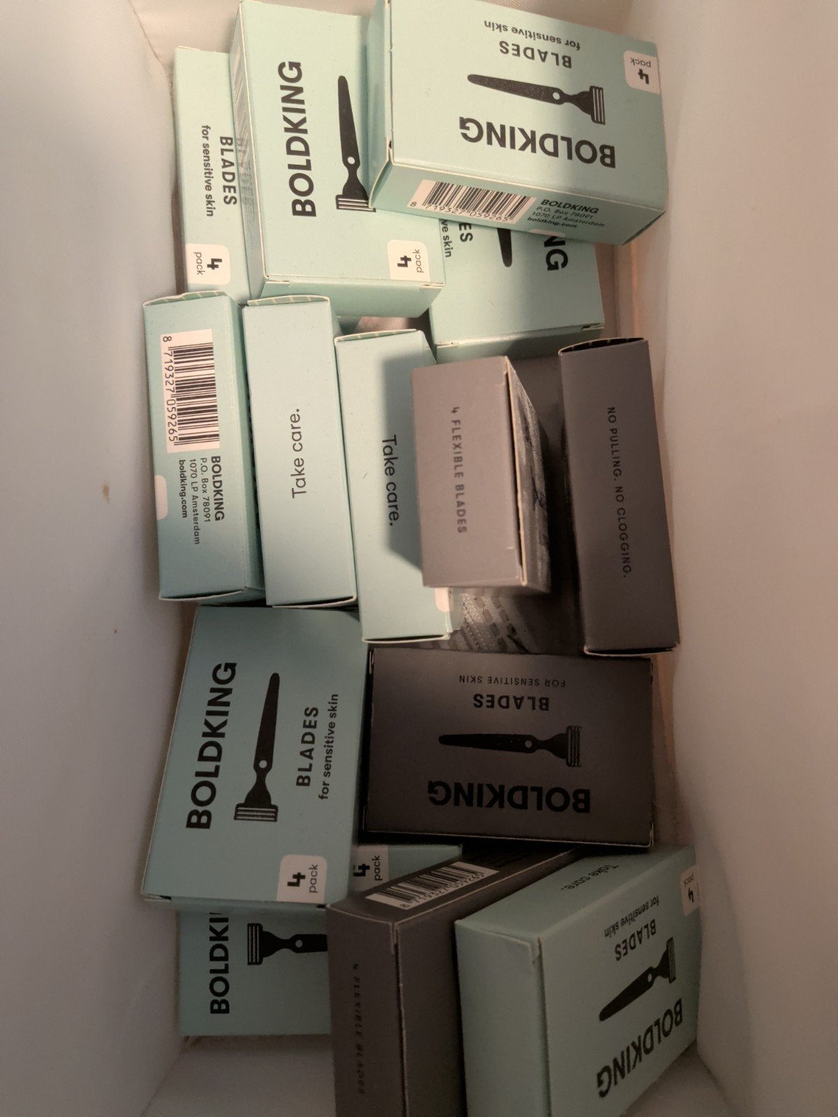Boldking scheermesjes voor gevoelige huid (4-pack), Ophalen, Nieuw, Overige typen