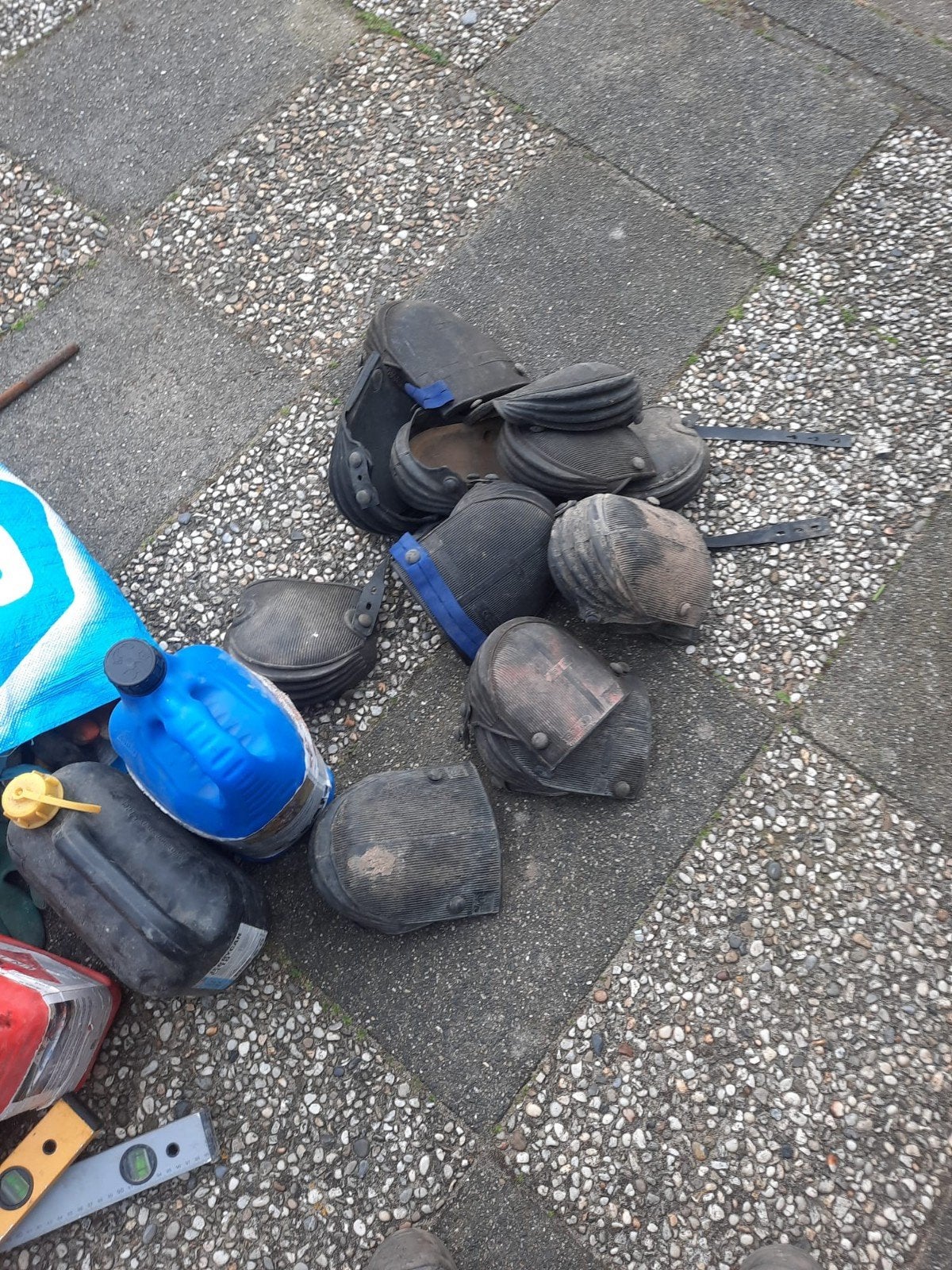 Hele set kniekappen, Tuin en Terras, Tegels en Klinkers, Ophalen of Verzenden, Beton, Terrastegels