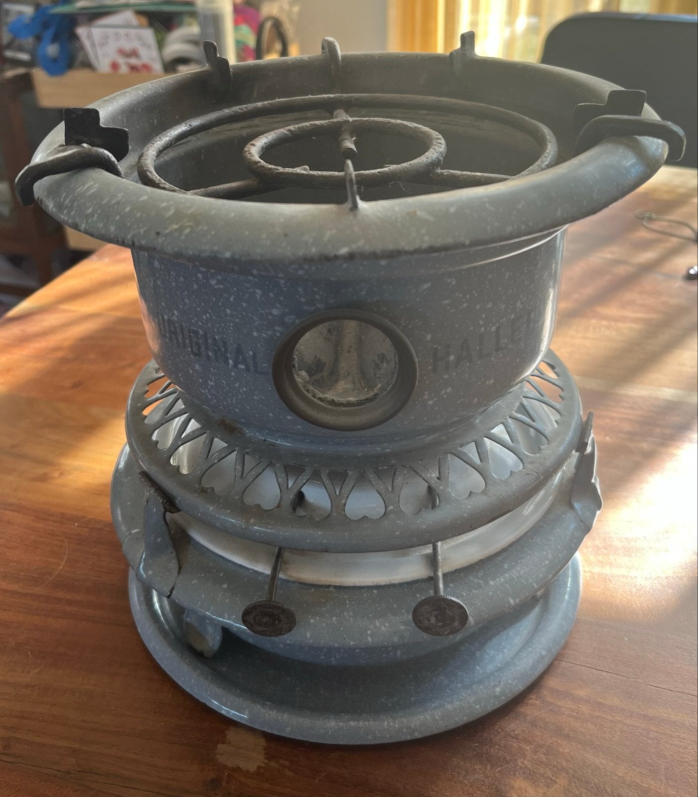 Vintage Original Haller Petroleum Kooktoestel 2 pits, Ophalen