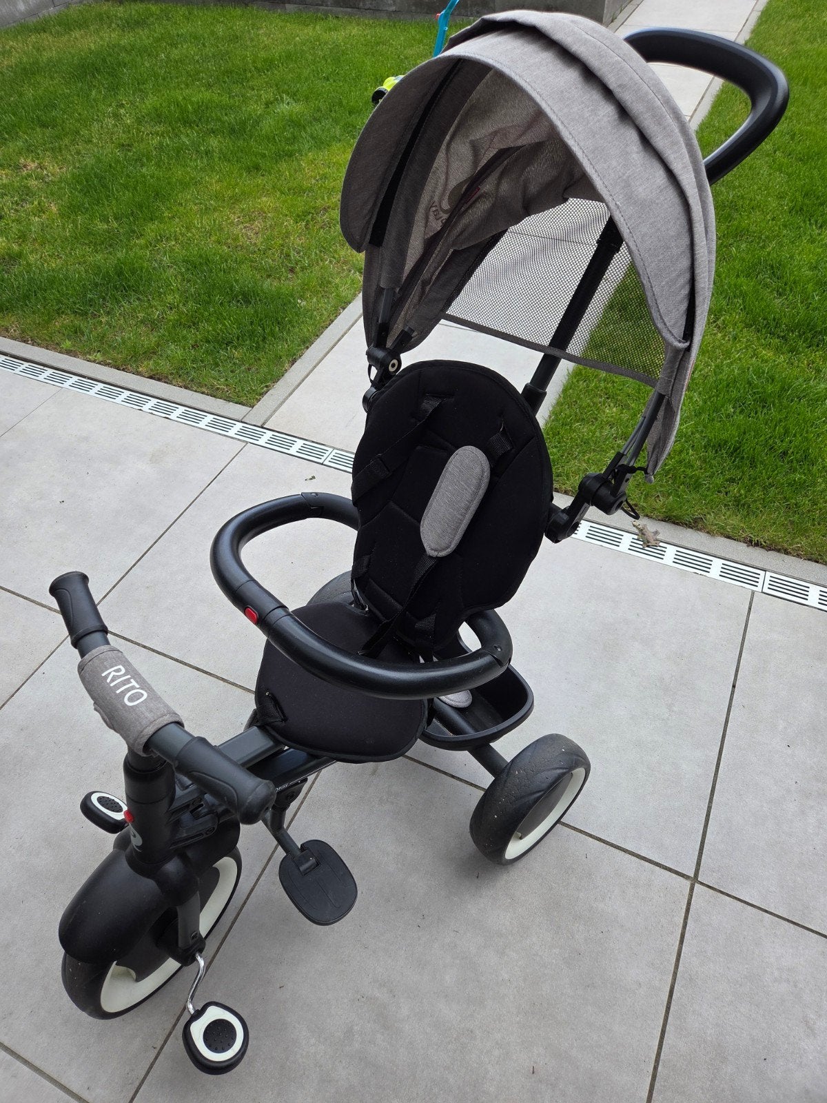 RITO driewieler met duwstang en zonnekap, Kinderen en Baby's, Ophalen, Gebruikt, Overige typen