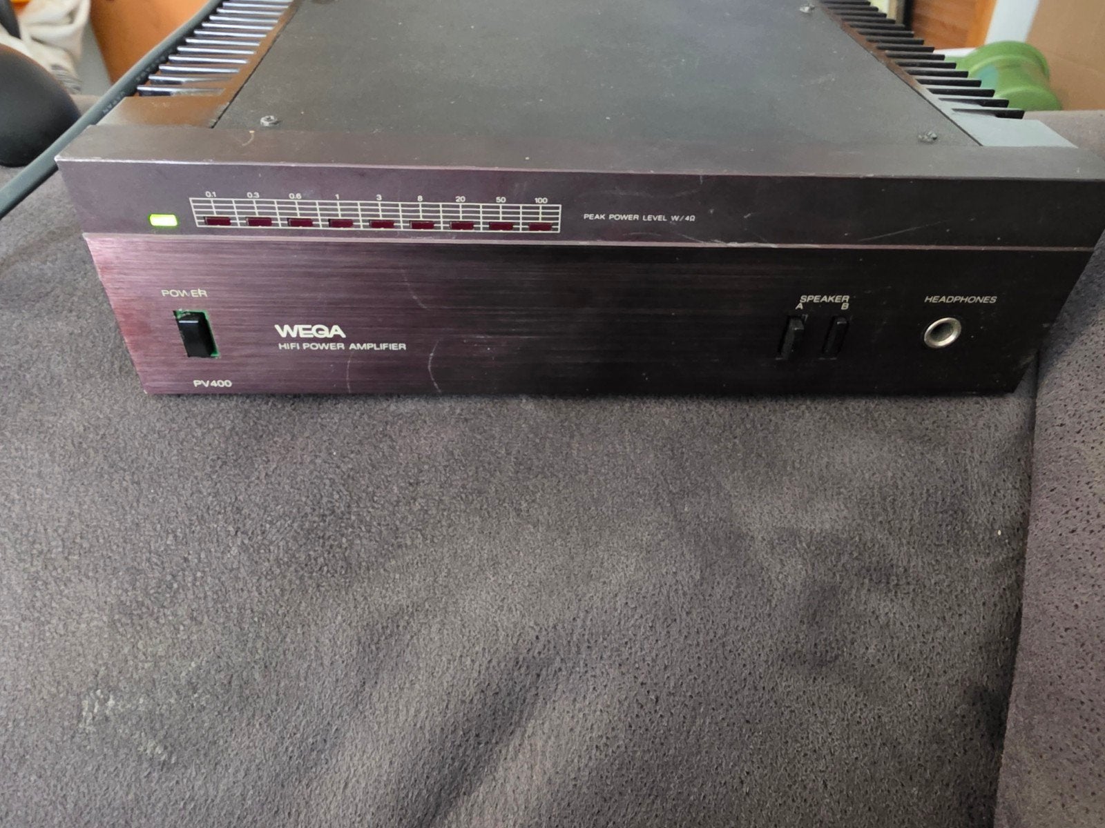 Wega PV400 Hifi Power Amplifier - Vintage Versterker, Overige merken, Gebruikt, Ophalen of Verzenden, 60 tot 120 watt