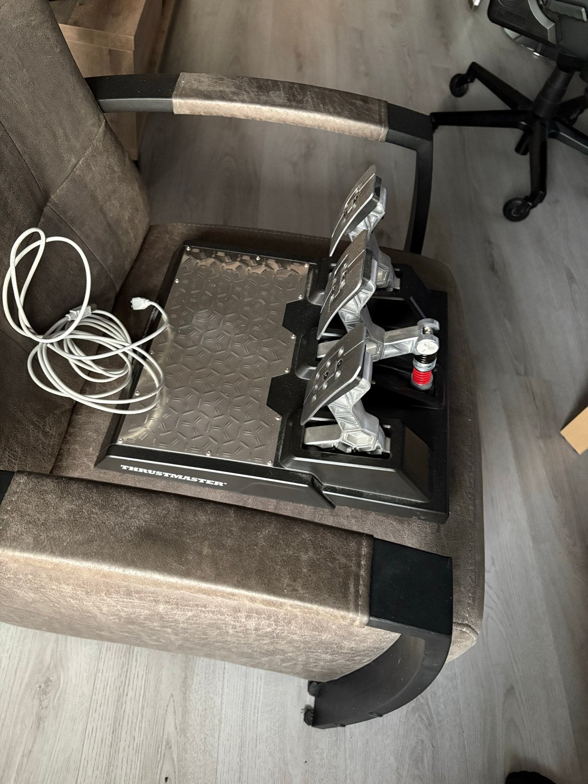 Thrustmaster T-LCM Pedalen (Load Cell & Magnetische Sensoren, Ophalen, Zo goed als nieuw, Thrustmaster, PC