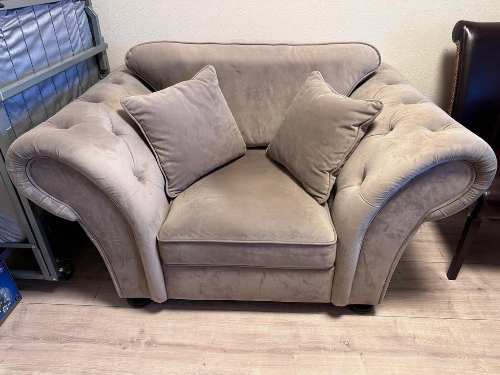 Erg mooie Urban sofa velvet stoel!, Ophalen, Zo goed als nieuw, Minder dan 150 cm