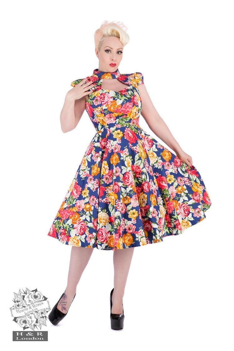 Restpartij Hearts & Roses retro jurken nieuw partij, Ophalen of Verzenden, Nieuw, Maat 34 (XS) of kleiner