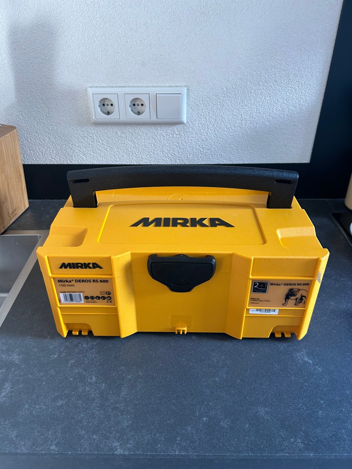 Mirka Deros RS 600 schuurmachine, Ophalen, Zo goed als nieuw