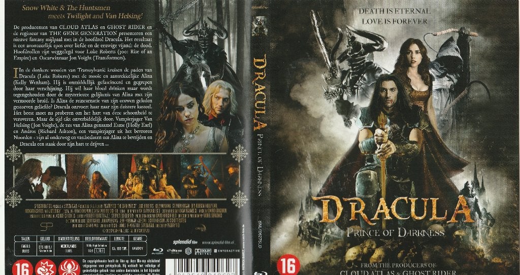 Dracula prince of darkness blu ray ( ned. Ondert. ), Ophalen of Verzenden, Zo goed als nieuw, Horror