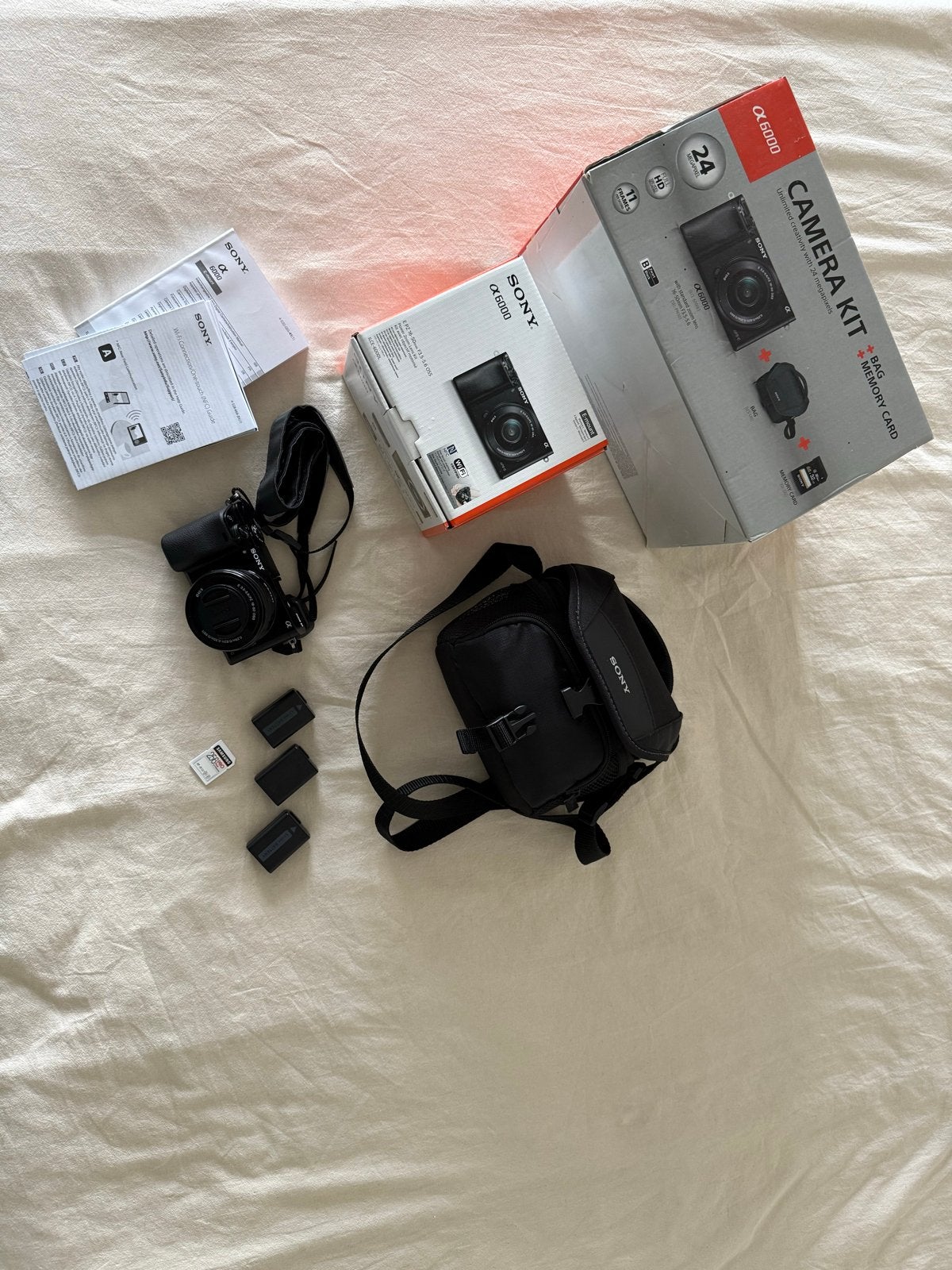Sony Alpha 6000 Systeemcamera - Zo goed als nieuw, Ophalen, Beeldstabilisatie, Zo goed als nieuw, Accu