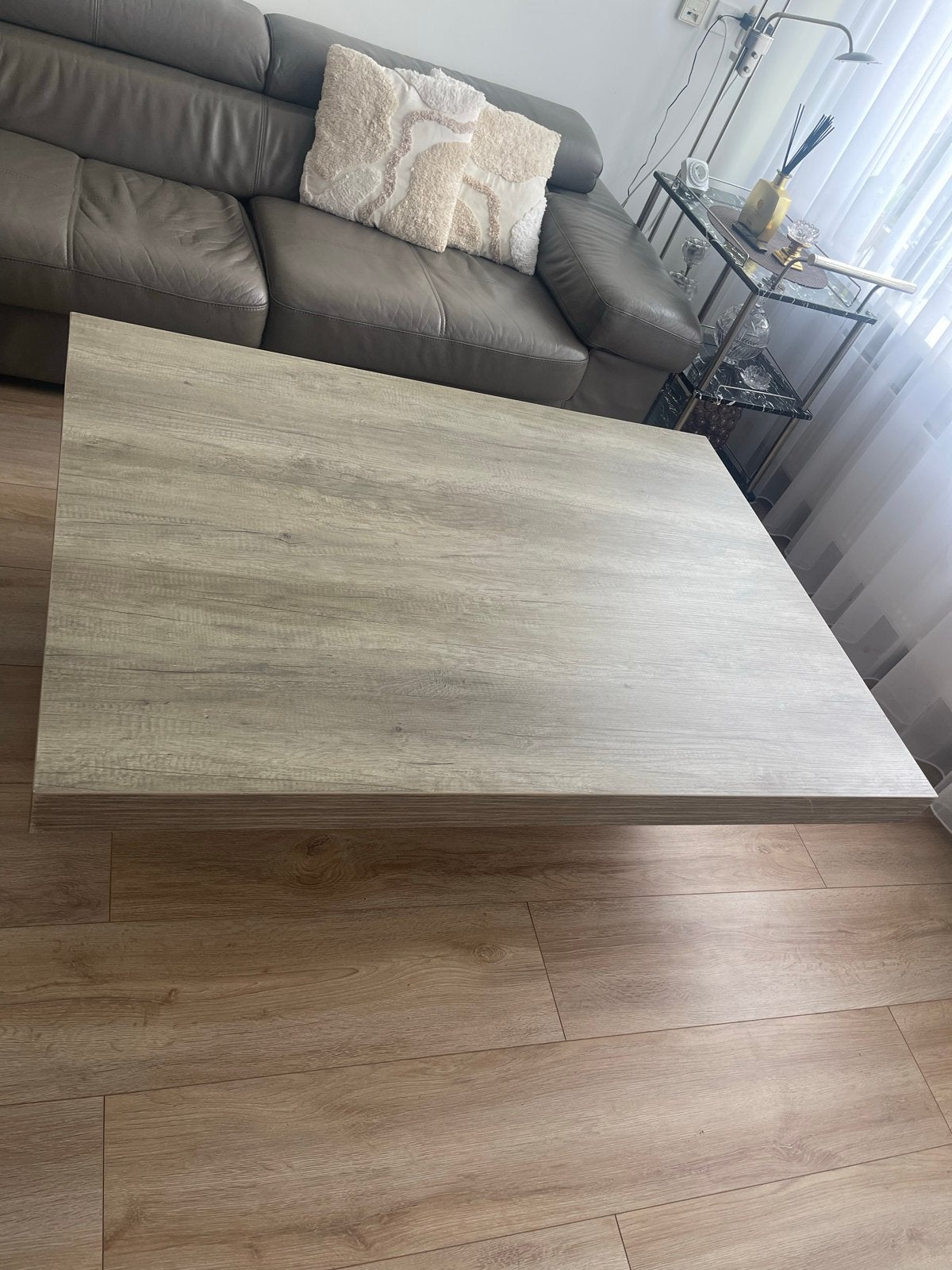 Moderne Salon- en Eettafel Set - Goede Staat, Huis en Inrichting, Gebruikt, Vijf personen of meer, 150 tot 200 cm, Rechthoekig