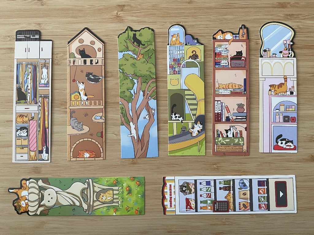 Boekenleggers katten, Verzenden, Nieuw, Dier