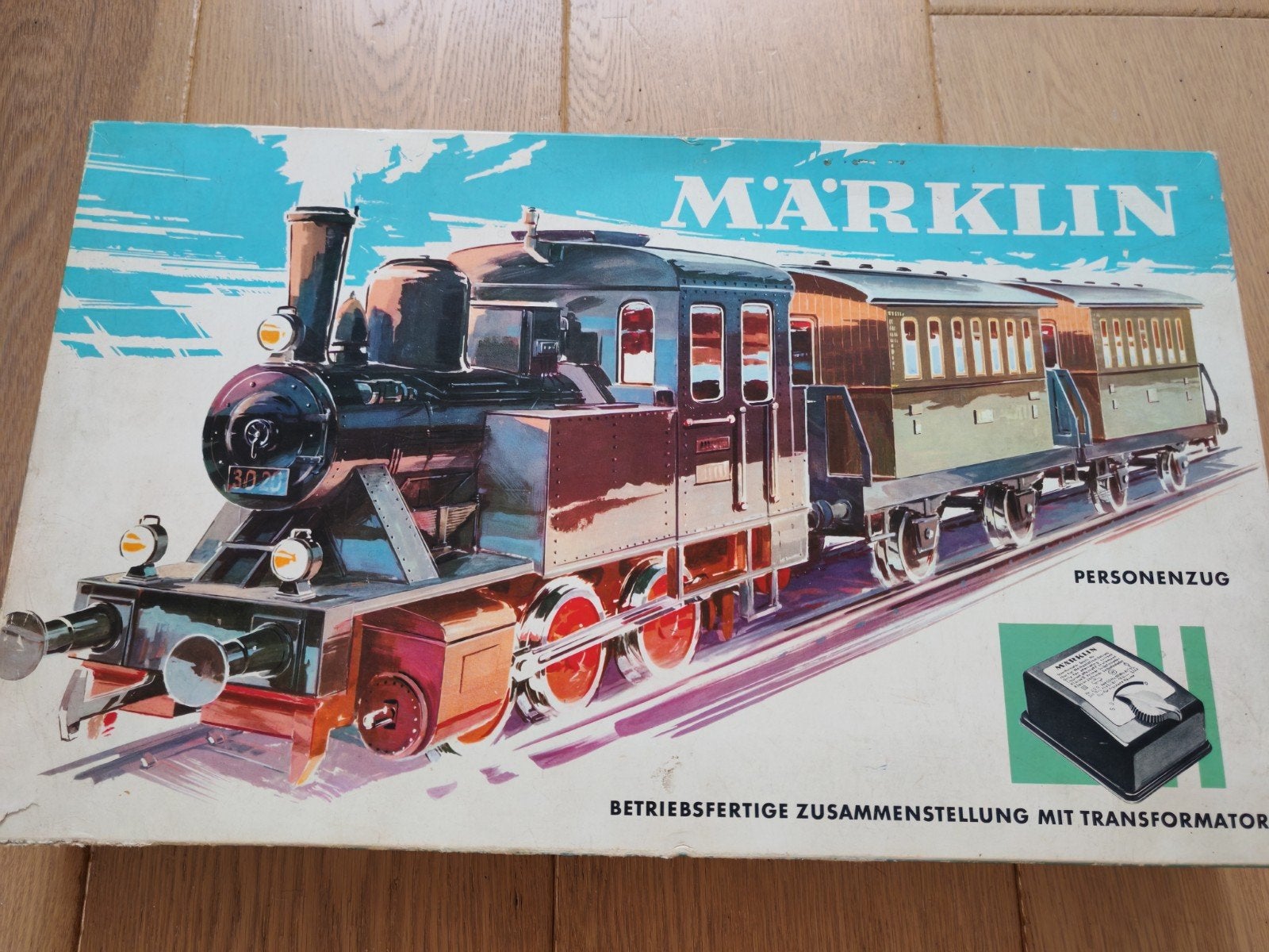 Märklin modeltrein startset 2953 met transformator, Wisselstroom, Ophalen of Verzenden, Analoog, Märklin