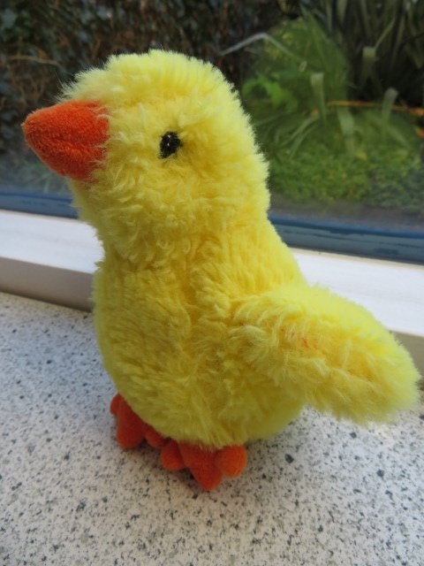Kuiken eend kuikentje eendje merk PIA International Soft Toy, Kinderen en Baby's, Geel, Ophalen of Verzenden, Zo goed als nieuw