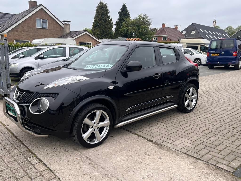 Nissan Juke 1.6 CVT 86KW 2014 AUTMAAT, 1250 kg, 4 cilinders, Zwart, Origineel Nederlands