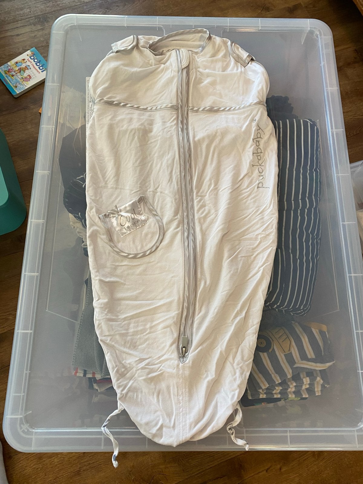Puckababy slaapzak baby - Wit, Kinderen en Baby's, Ophalen, Gebruikt, 70 tot 85 cm, Slaapzak