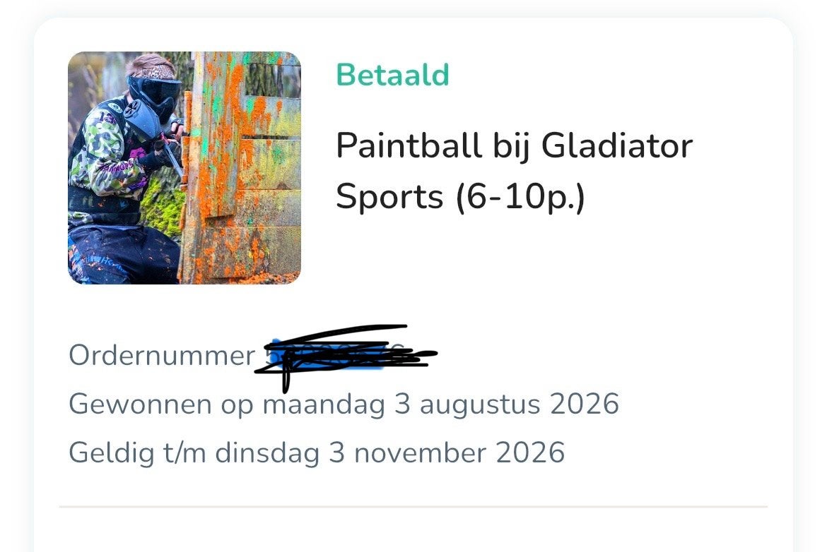 Paintball voucher, Drie personen of meer, Meerdaags