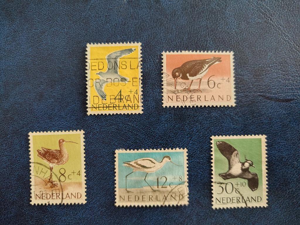 Zomerzegels 1961 NVPH 752-756, Postzegels en Munten, Verzenden, Na 1940, Gestempeld
