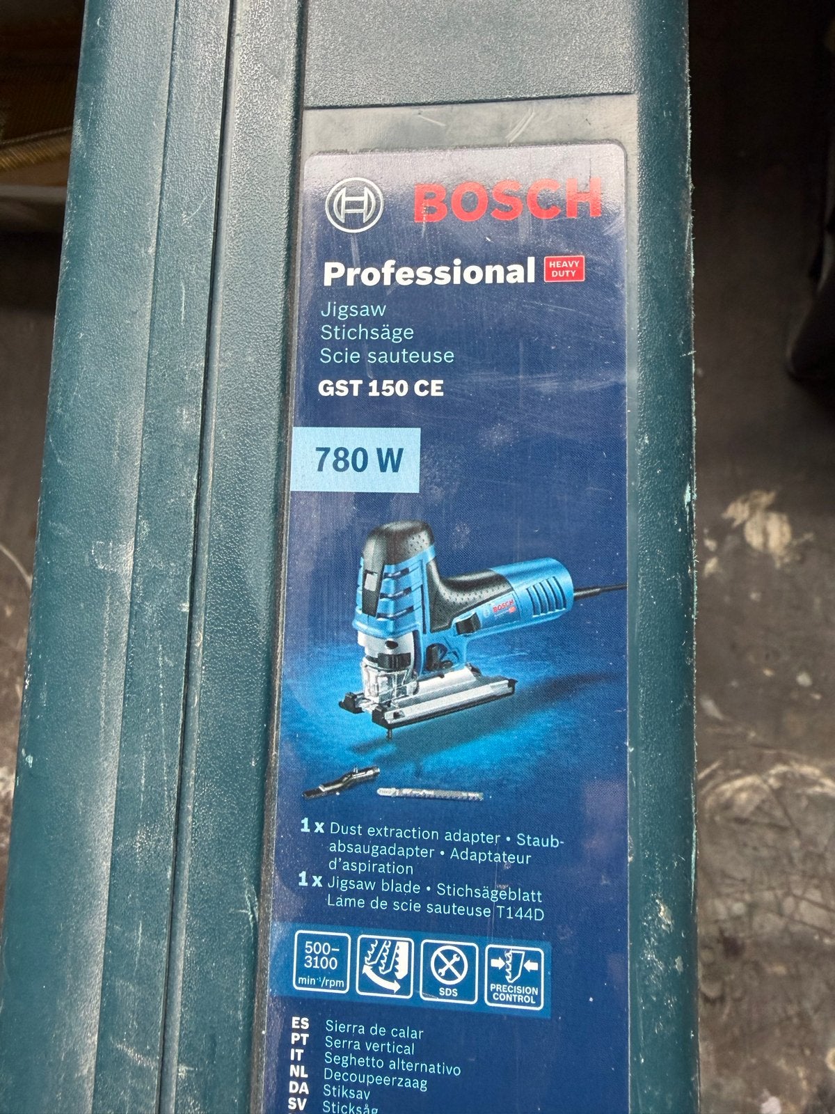 Bosch GST 150 CE Decoupeerzaag - 780W Professional, Doe-het-zelf en Verbouw, Ophalen, Gebruikt, 600 tot 1200 watt, Decoupeerzaag