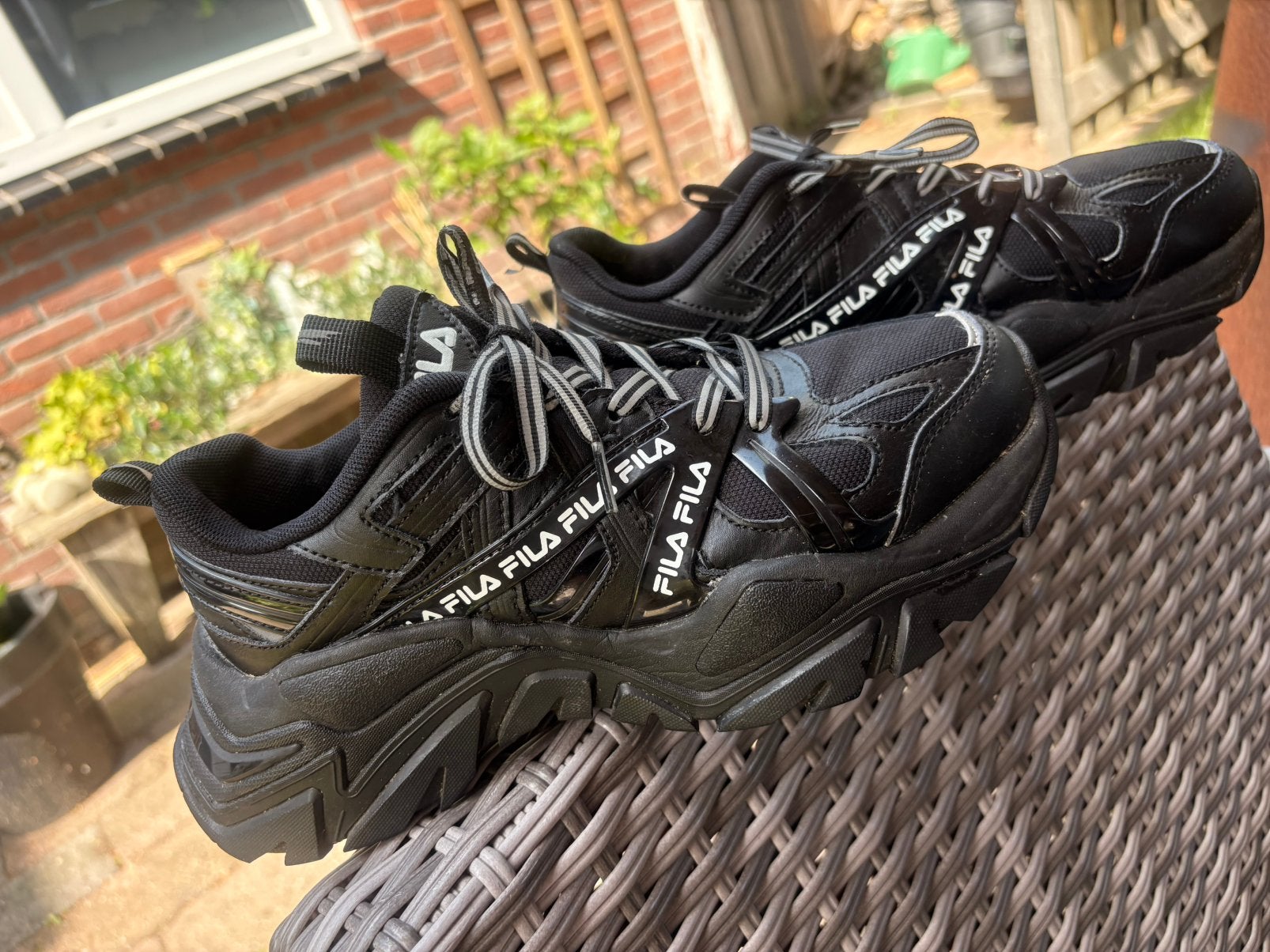 Fila sneakers, Zwart, Ophalen of Verzenden, Sneakers of Gympen, Gedragen