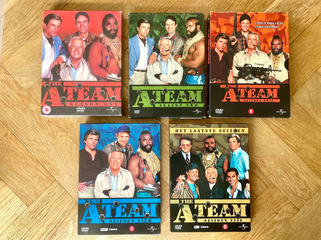The A Team - Complete serie (1-5) op DVD (nette staat), Boxset, Ophalen of Verzenden, Zo goed als nieuw, Actie en Avontuur