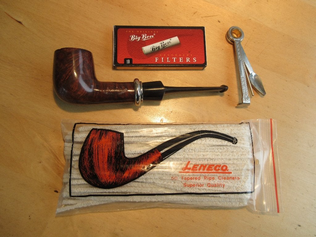 Vintage pijp Bimalt bruyere garantie 9 mm filter +extra ZGAN, Ophalen of Verzenden, Zo goed als nieuw, (Water)pijp