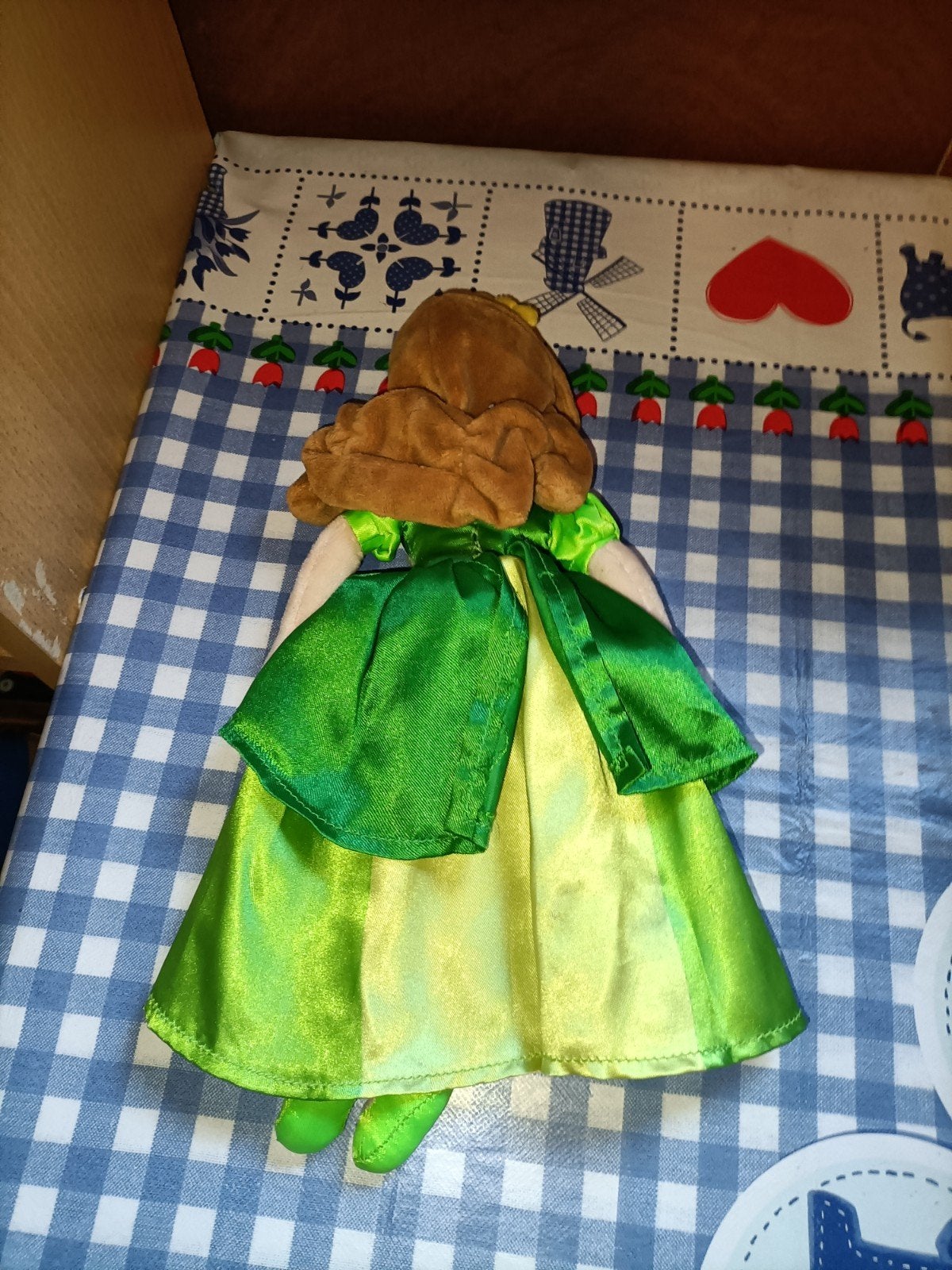 Prinsessia prinses Linde knuffel groene jurk 30 cm, Ophalen of Verzenden, Zo goed als nieuw, Overige typen