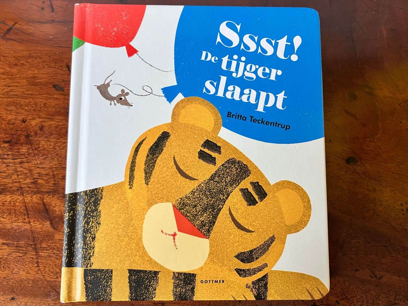 Ssst! De tijger slaapt - Britta Teckentrup (Prentenboek), Boeken, Britta Teckentrupp, Ophalen of Verzenden, Zo goed als nieuw