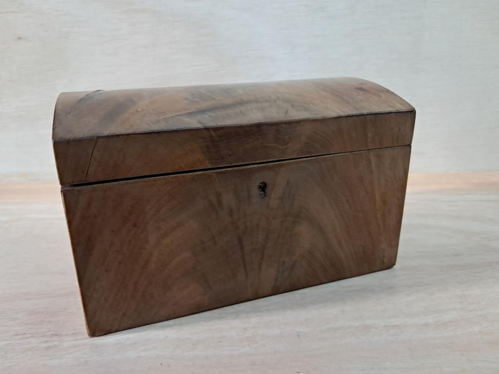 Antiek theekistje, Huis en Inrichting, Woonaccessoires | Kisten, Ophalen of Verzenden, Gebruikt, Minder dan 50 cm, Minder dan 50 cm