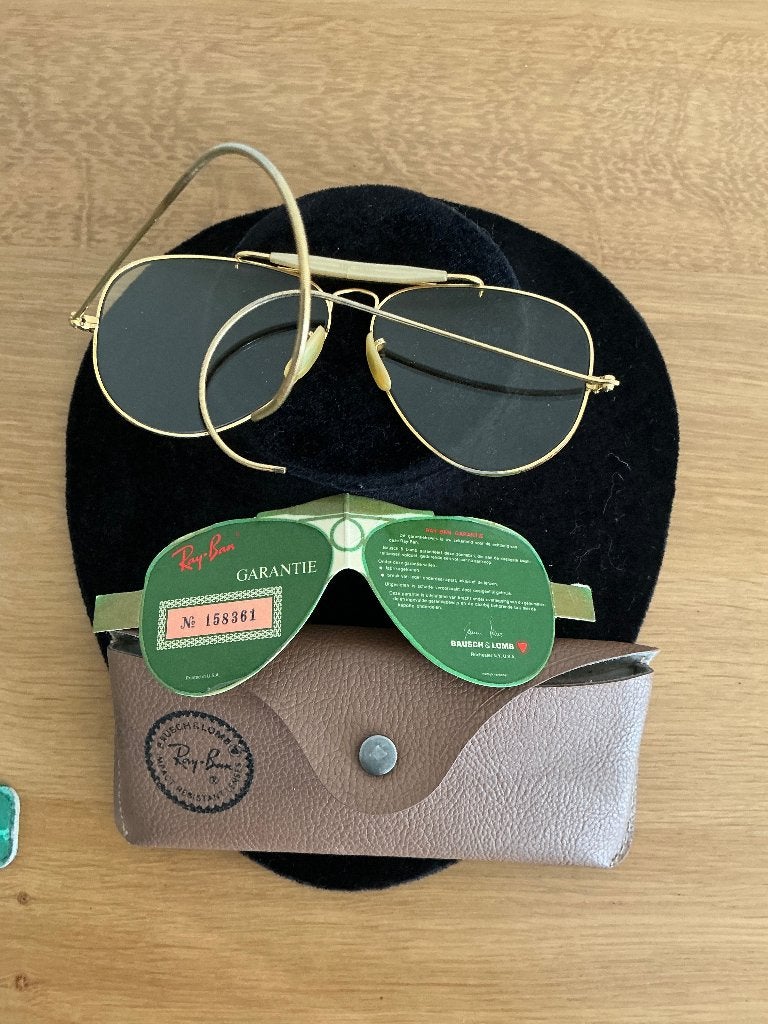 Ray Ban Bausch en Lomb Aviator zonnebril vintage Goudkleur, Sieraden, Tassen en Uiterlijk, Zonnebrillen en Brillen | Heren, Zonnebril
