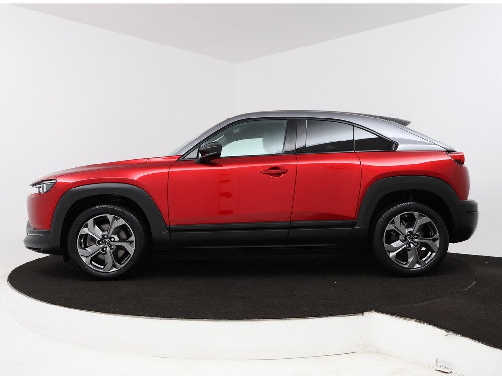 Mazda MX-30 e-SkyActiv 145 Comfort 36 kWh | Navigatie / Carp, Auto's, Mazda, Gebruikt, 35 kWh, Leder en Stof, Origineel Nederlands