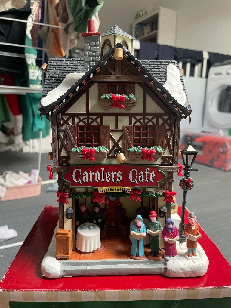 Lemax Carolers Cafe, Ophalen of Verzenden, Zo goed als nieuw