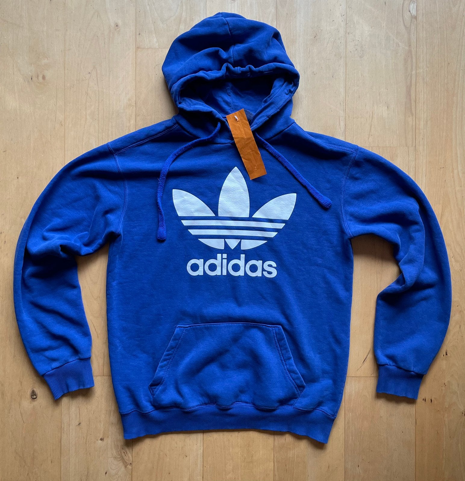 Adidas hoodie trui met capuchon blauw S, Ophalen of Verzenden, Maat 46 (S) of kleiner, Blauw