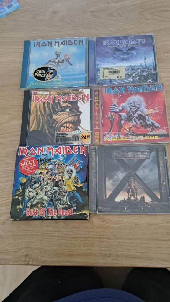 7 c d iron maiden, Ophalen of Verzenden, Zo goed als nieuw