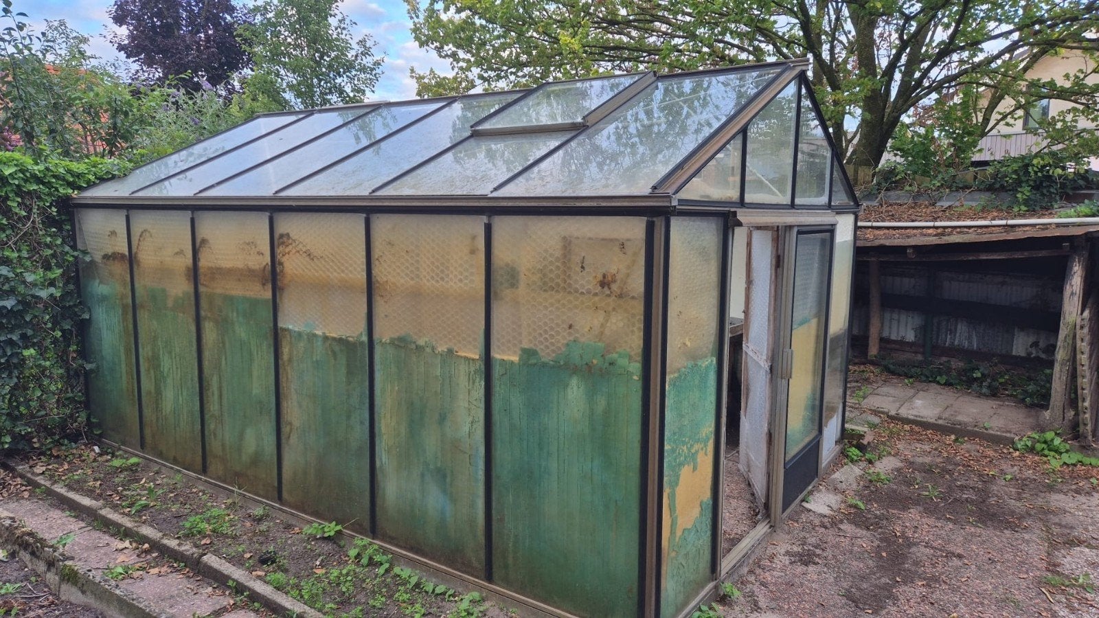 Kas gebruikt, Tuin en Terras, Kassen, Ophalen, Glas, Gebruikt, Aluminium