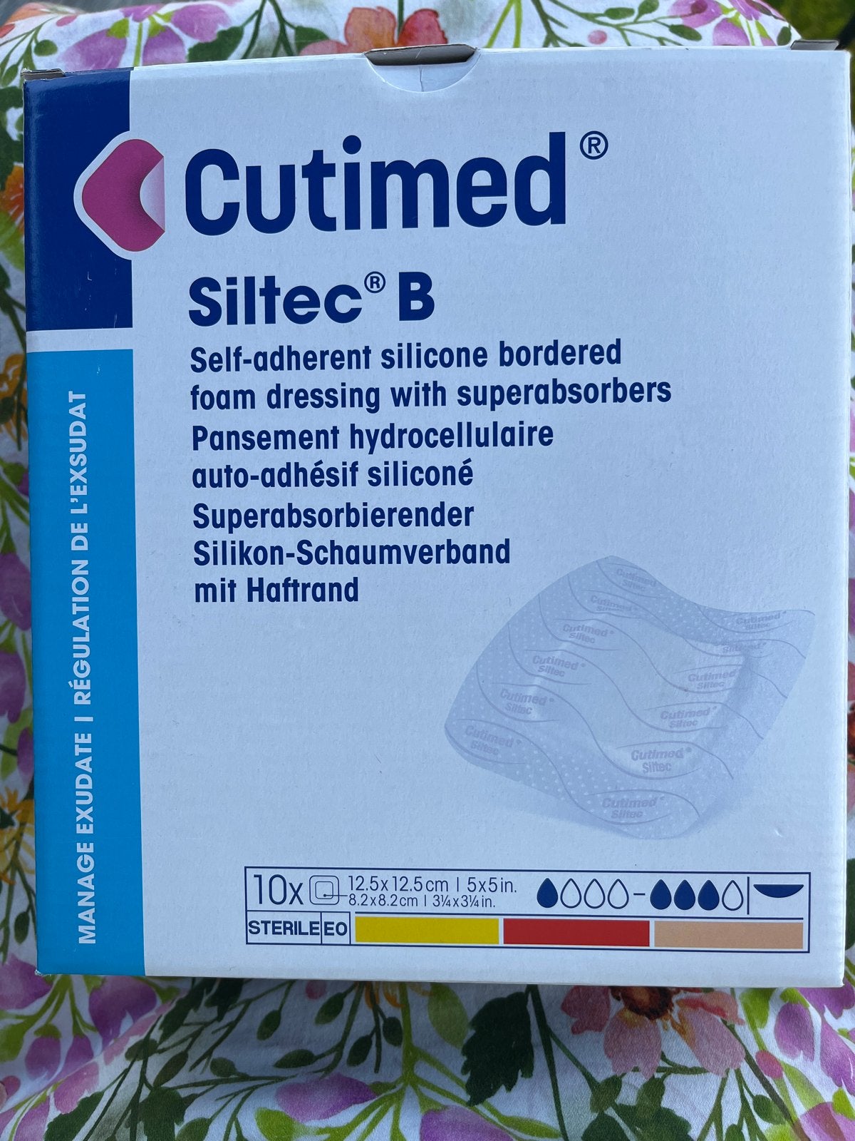 Cutimed super absorberende siliconen schuimverband Siltec B, Ophalen of Verzenden