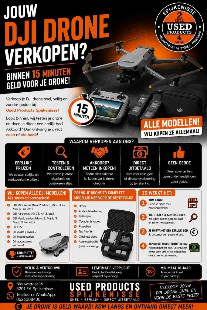 DJI DRONE VERKOPEN?